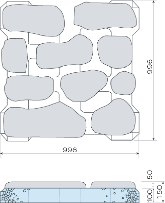 グラスペイバーＲ型 立体図